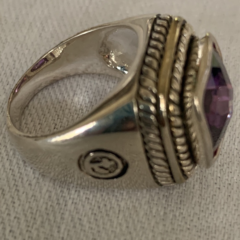 Amethyst & Silver Ring